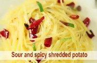 Chinese recipe: Sour and spicy shredded potato