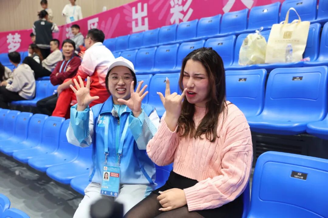 She flew from France to Dongguan to see Special Para Games