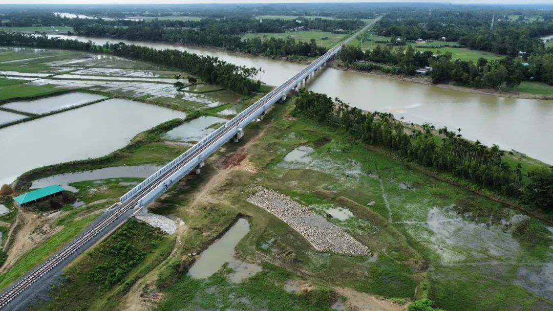 Chinese-built railway inaugurated in Bangladesh to bolster connectivity, transportation infrastructure