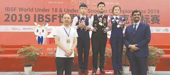 3 Dongguan players win IBSF U18 & U21 World Snooker Championships
