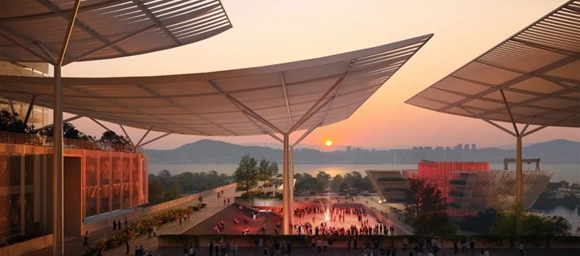 Design of the Greater Bay Area University (Binhaiwan Bay Campus) released