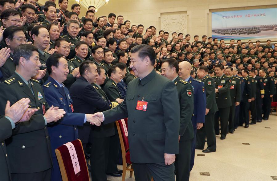 CHINA-BEIJING-XI JINPING-SENIOR MILITARY OFFICERS-MEETING(CN)