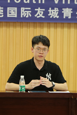 Dongguan youth representative Huang Shangjia