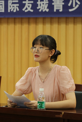 Dongguan youth representative Wang Jiaying